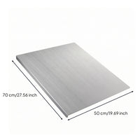 Hygienic Stainless Steel Cutting Board Easy-to-Clean Metal Cutting Board Dishwasher Safe Non-Absorbent for Kitchen