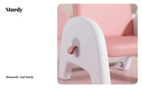 Toddler Desk and Chair Rounded Corners kids' Furniture Multi-Purpose for Parents