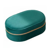 Velvet Jewelry Organizer Soft Interior Lining Jewelry Box Multi-Compartment Small Accessory Container for Girls
