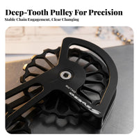 Rear Derailleur Guide Wheel Effortless Change Ing Rear Derailleur Guide Wheel Housing 17T Ceramic Bearing Pulley Housing Reduces