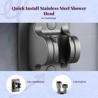 High-pressure stainless steel shower head