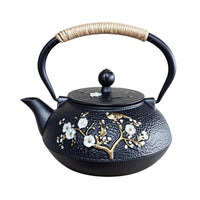 Japanese Tetsubin Hammered Surface Japanese-Design Teapot Fitted Lid