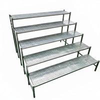 Stepdesign Flower Rack Indoor & Outdoor Use 3-Tier Plant Stand Space-Saving Large Capacity for Gardeners, Homeowners, Balcony