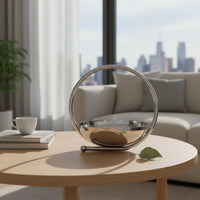Round Mirror Tray Polished Surface Round Storage Dish Rust Resistant