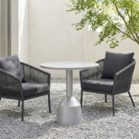 Outdoor Lounge Chair Set, Aluminum Alloy Rope Woven, UV-Resistant, With Cushion, No Assembly Required, For Garden, Balcony, Terrace