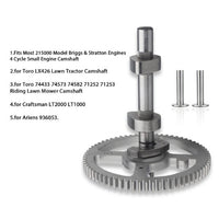 793880 Camshaft 793583 792681 791942 795102 齿轮适用于百利通