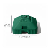 30L Weighted Parasol Base Weather Resistant Water Fillable Umbrella Base Portable Water Filled Umbrella Stand  Garden, Poolside, Backyard