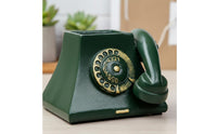 Creative Design Retro Telephone Succulent Pot Multi-Functional Vintage Telephone Planter Resin Material House Decoration Hand-Painted for Desktop