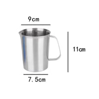 Stainless Steel Measuring Cup Rust Resistant Pouring Container Wide Mouth