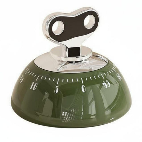 Mechanical Kitchen Timer Loud Alarm Cooking Timer Stainless Steel Casing for Kids, Students, Office