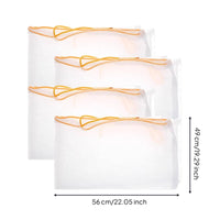 4 Pieces Nut Milk Bag Honey Strainer Bag Versatile Extra-Fine Honey Strainer Simple to Clean to Clean for Beekeepers