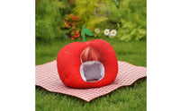 Fuzzy Cherry Headpiece Adorable Cherry Headpiece Comfortable Fuzzy Hat for Cosplay