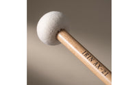 2 Pieces Soft doubleEnded Mallet Long-Lasting Percussion Mallet with Wooden Handle Lightweight Drum Stick with Felt Head Even for Drummers, Performance, Rehearsal