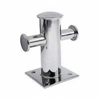 Single Cross Bollard Stainless Steel Docking Bitt Yacht Cross Cleat Long-Lasting Boat Bollard Sturdy Duty for Dock