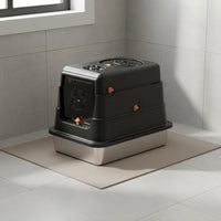 Stainless Steel Litter Box Odor Control Pet Toilet Easy to Clean