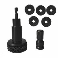 Rust Removal Brake Disc Resurfacing Tool Wear-Resistant Wheel Hub Cleaning Tool Wide Application Hub Grinder Drill Attachment Waterproof for Mechanics