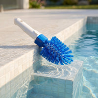 Pool Brush Head Universal Fit Pool Brush with Nylon Bristles Manual