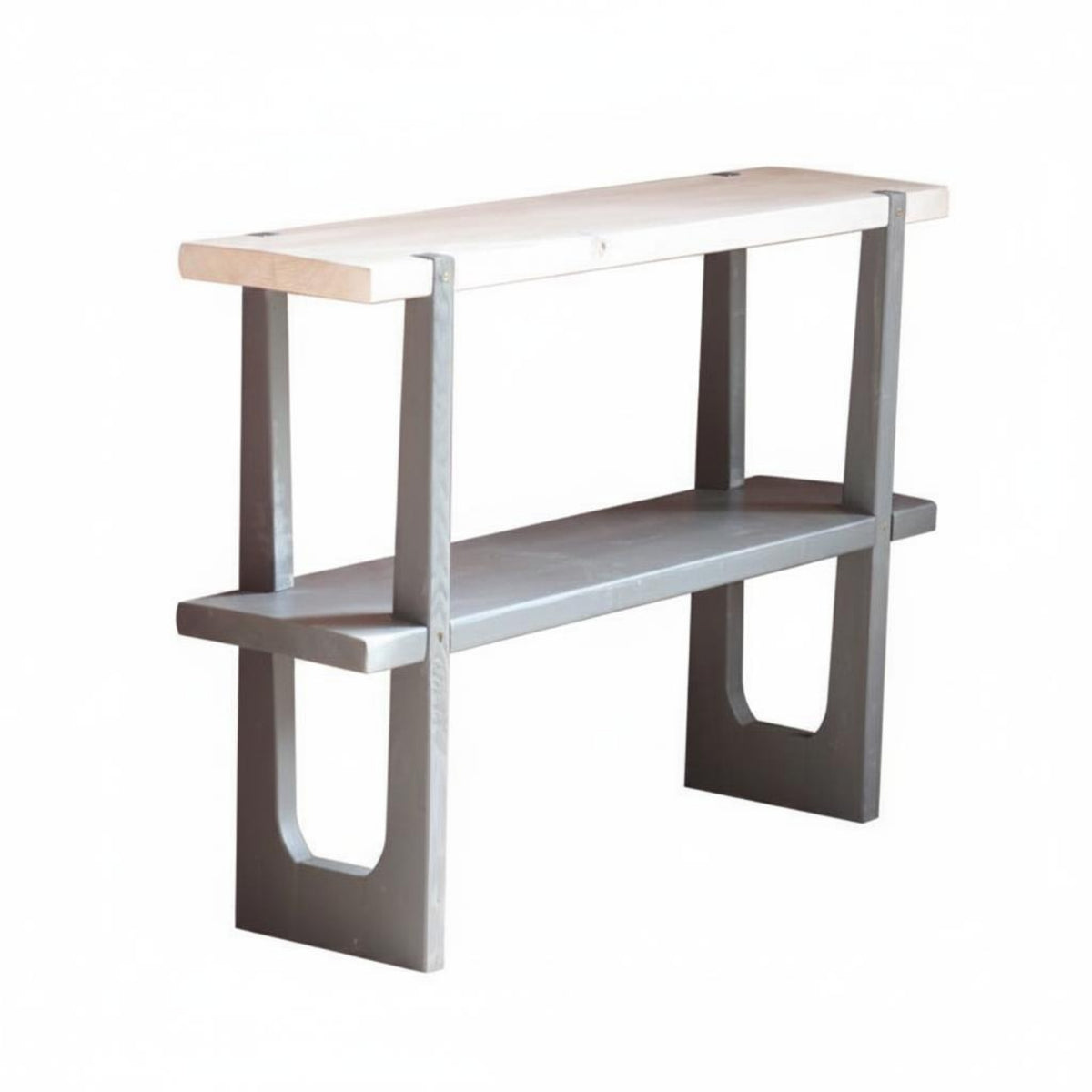 Two-Tier Plant Stand Space Saving Rustic Floor Plant Simple to Assemble to Assemble Flower Pot Holder for Patio