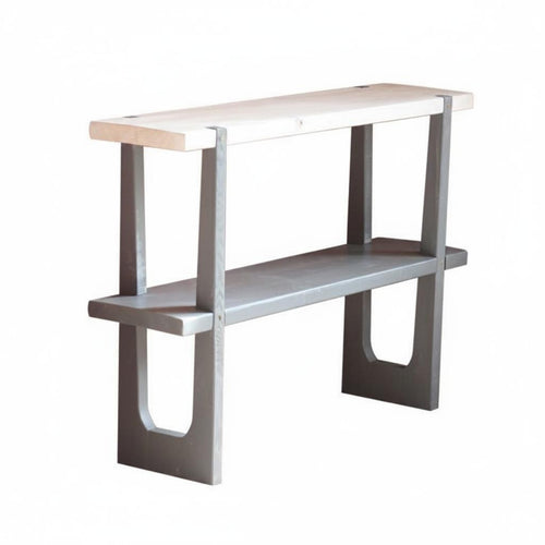 Two-Tier Plant Stand Space Saving Rustic Floor Plant Simple to Assemble to Assemble Flower Pot Holder for Patio