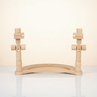 Beech Wood Embroidery Stand Stable Base Double Post Embroidery Stand Hands