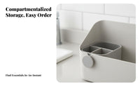 Multi-Compartment Organizer Space-Saving Compartmentalized Makeup organizer
