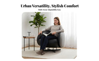 Suspended Armchair Minimalist Design Lounge Chair Modern Aesthetic Ergonomic Comfort for Homeowners, Interior Decorators