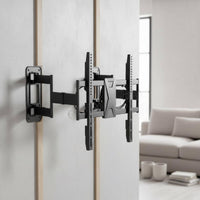 Full Motion TV Wall Mount Low Profile Heavy Duty Swivel Tilt TV Mount
