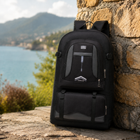 Hiking Backpack for Men Large 36-55L Waterproof Nylon Travel Camping Daypack