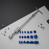 Paintless Dent Repair Tool Kit Strong Adhesion Paintless Dent Repair Kit Crossbar Slide Hammer Puller 2 in 1 Design for DIYers