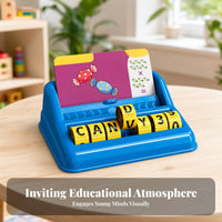 Rolling Cylinder English Phonics Machine Educational Phonics Machine Toy Reading Skills Counting Practice Toy Screenless for Preschoolers