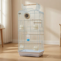 Bird Cage with Pull-out Tray Large Tall Avian Habitat Cage Sturdy for Breeding