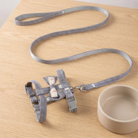 Adjustable Nylon Cat Harness and Leash Set, Strap Walking Harness for Outdoor Travel