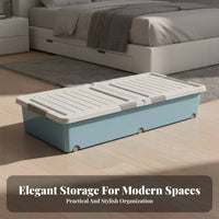 Rolling Underbed Drawer Stackable Under-Bed Rolling container sturdyDuty Frame
