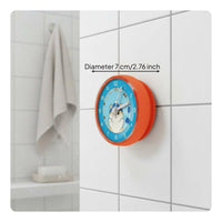 Waterproof Bathroom Clock Compact Size Cartoon Puppy Clock for Kitchen
