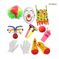 Clown Costume Prop Performance Novelty Clown Accessory Party Item Reusable Brightly Colored
