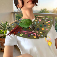 Safeguarding Parrot Shoulder Cape Anti-Scratch Parrot Shoulder Protector Cape Comfortable Washable for Home Bonding