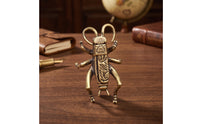 Decorative Grasshopper Drawer Pull Compact Furniture Knob Vintage-Inspired Brass Cabinet Handle Sculpted for Cabinets, Drawers, Wardrobes
