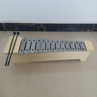 Orff Instrument Aluminum Metallophone with 12 or 15 Tones