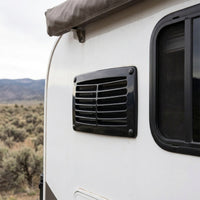 Rectangular Ventilation Louver Cover Slatted ABS Vent Cover with Screws Surface-Mount Slim for Yacht