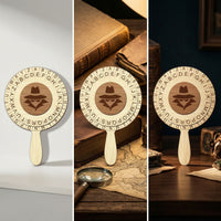 Decoding Wheel with Handle Detective Compact Wheel Circle for Tabletop Games