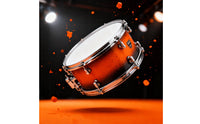 Marching Snare Drum Stainless Steel Rims 14 Inch Snare Drum Includes Strap and Drumsticks Percussion Instrument for Beginners, Performance, Practice
