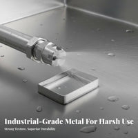 Wear-Resistant Flat Fan Nozzle Long-Lasting Fan Spray Nozzle Easy to Install for Dust Suppression, Industrial Cooling, Humidification