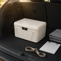 Password Lock Storage Box Easy to Clean Password Lock Box Large Capacity Travel Case for Car