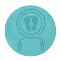 Round Jump Rope Mat Soundproof Circular Skipping Mat Non-Slip Fitness Equipment for Home Gym