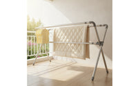 Collapsible Folding Clothes Drying Rack Foldable Clothes Drying Rack Easy to Move Stand Space-Saving for Indoor