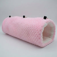 3 Piece Guinea Pig Cage Accessories with Guinea Pig Tube and Hanging Hammock for Hamsters, Soft Washable Year-Round Bedding Set