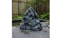 Fiberglass Landscape Rock Weather Resistant Realistic Landscape Rock Resin Garden Boulder Low Maintenance Artificial Stone