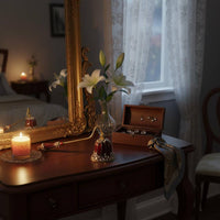 Vintage Enamel Candle Wick Quencher Safe Extinguishing Long Handle Candle Wick Quencher Jeweled Wick Extinguishing Tool