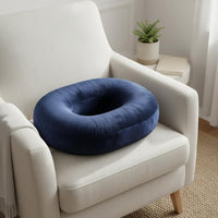 Donut Pad Portable Donut Seat Pad Circular Seat Pad Breathable Viscoelastic Foam Pillow Non-Slip Bottom For