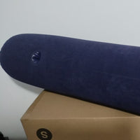 Portable Inflatable Cylindrical Flocked Pillow
